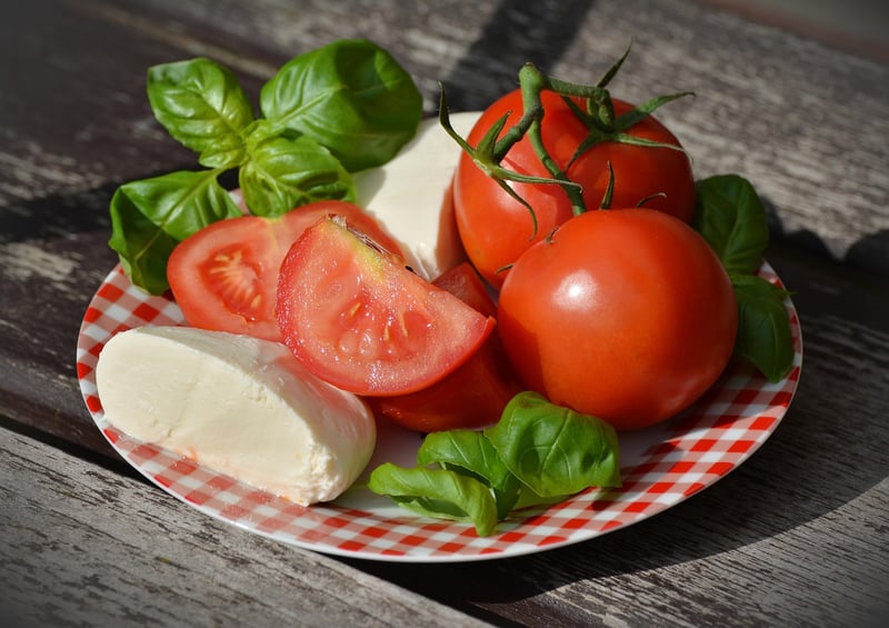 Chef preparing a salad